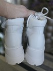 Nwt Forever 21 Chunky Heel  White Lace Up Platform Shoes Size 8 — photo 4