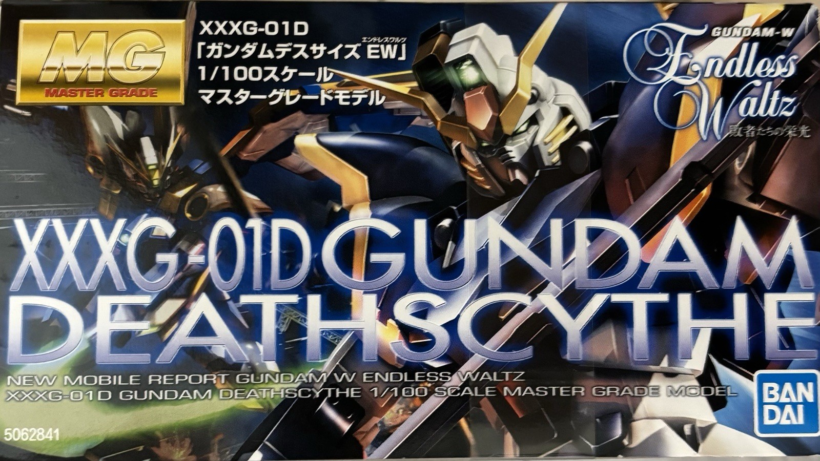 NEW Bandai Namco XXXG-01D Gundam Deathscythe 1/100 Scale Master Grade Model