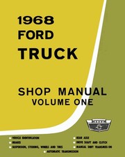 1968 Ford Truck Shop Manual