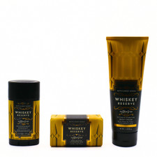 Bath  Body Works Whiskey Reserve Deodorant, Cleansing Bar  Body Cream 3pc Set
