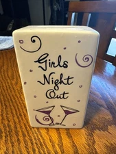 2010 About Face Designs 125468 Girls Night Out Ceramic Money Bank