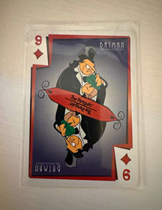 Upper Deck Batman: The Animated Series Penguin 9 of Diamonds Playing Card