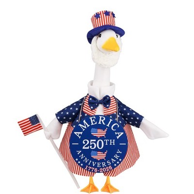 4th of July Porch Goose Outfit American 250th Anniversary Patriotic Clothes