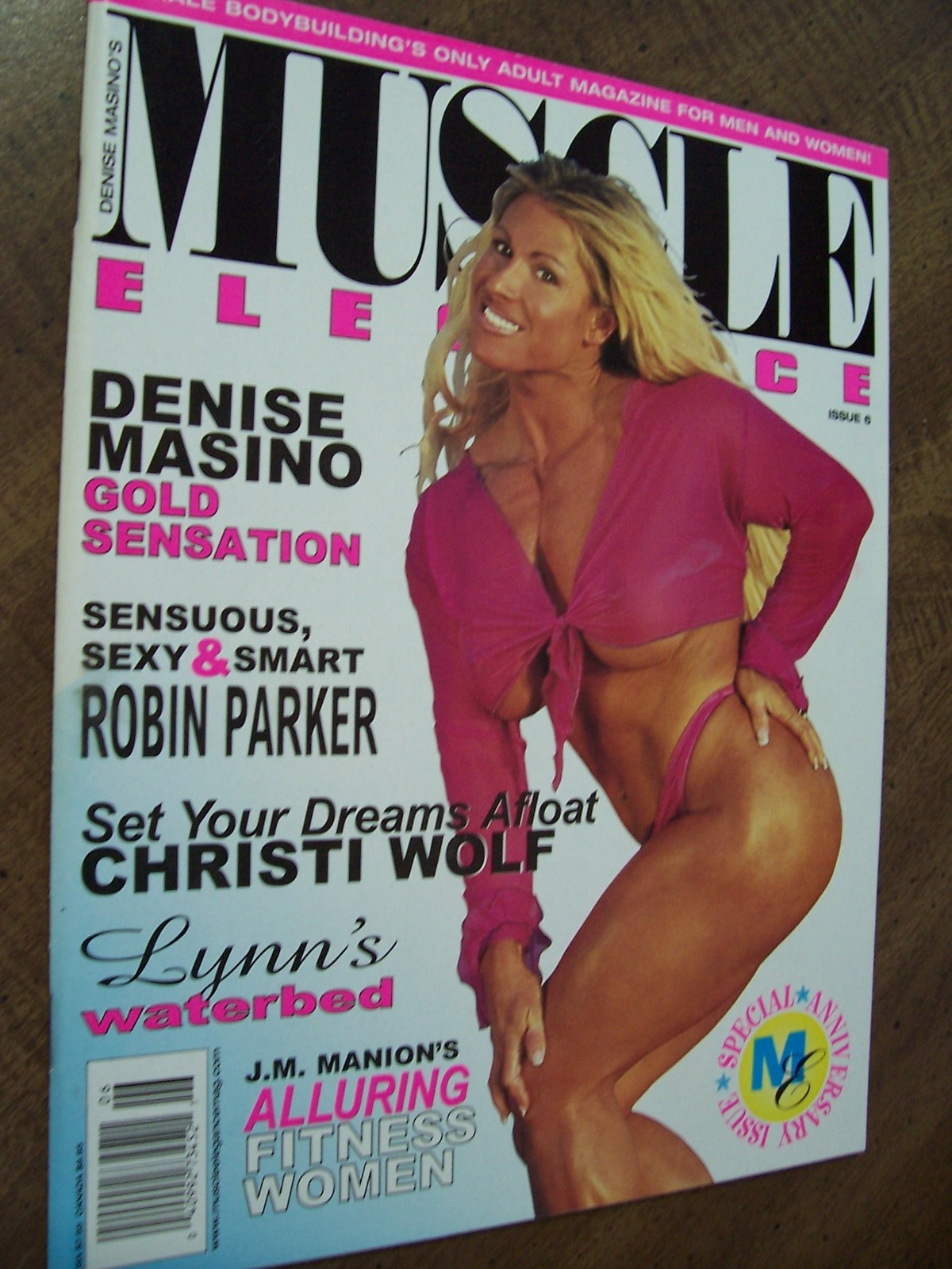 DENISE MASINO'S MUSCLE ELEGANCE ~ issue #6 1999 ~ Female bodybuilders