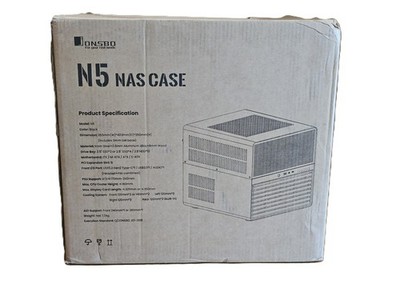 Jonsbo N5 NAS Black Pc Case, E-ATX, ATX, M-ATX, ITX, 8 PCI Expansion slots, USB