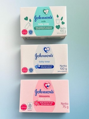Johnson's Baby Soap 75 g Johnson & Johnson Milk/Blossoms/Orig ~ Variety Lot of 3