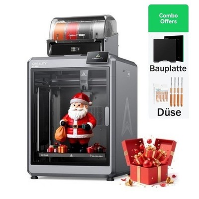 【USED】 Creality K2 Plus Combo 3D-Drucker 600mm/s High-Spe mit Bauplatte*1+Düse*1