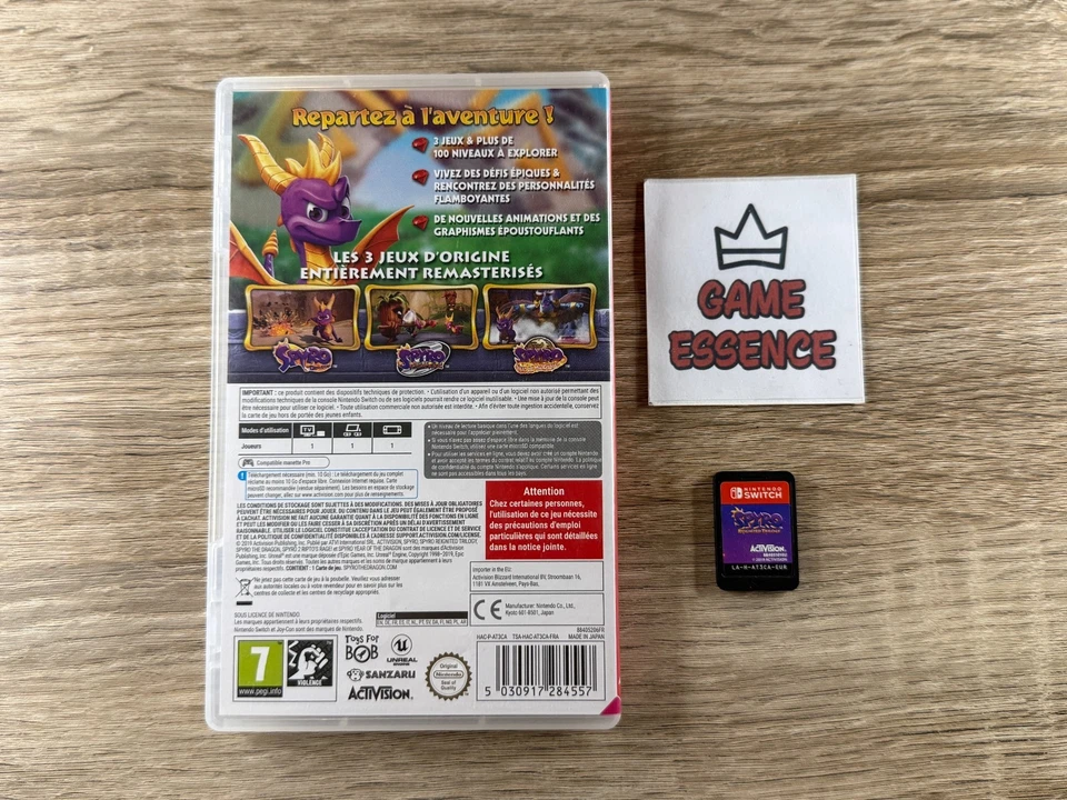 SPYRO REIGNITED TRILOGY SWITCH FR OCCASION, photo 3 sur 3