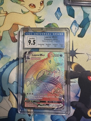 Lapras VMAX graded CGC 9.5 for sale on eBay