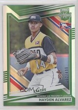 2022 Panini Elite Extra Edition Status Green 2/499 Hayden Alvarez #171 0x1
