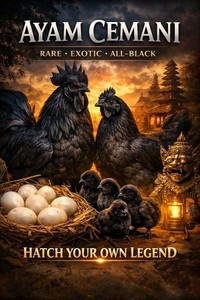 🔥12+ Ayam Cemani Hatching Eggs Pure Black Rare Fertile USPS🔥 