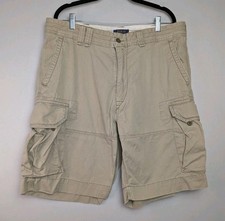 VTG 90s Polo Ralph Lauren Shorts Mens Size 36 Military Style Cargo Light Khaki