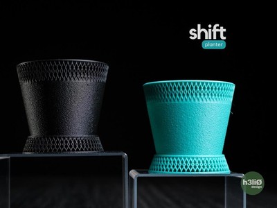 shift planter | Moderner 3D Druck Blumentopf | Geometrischer Übertopf | Design