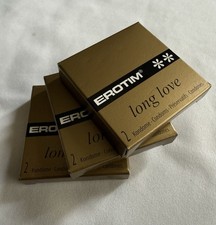 Erotim Long Love Condoms With Coitus Prolonging- 3 Pk 6 Single None Studded