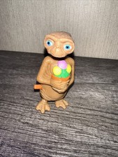 Vintage E.T. Extra-Terrestrial with Flowers Wind-Up Action Figure Toy Works