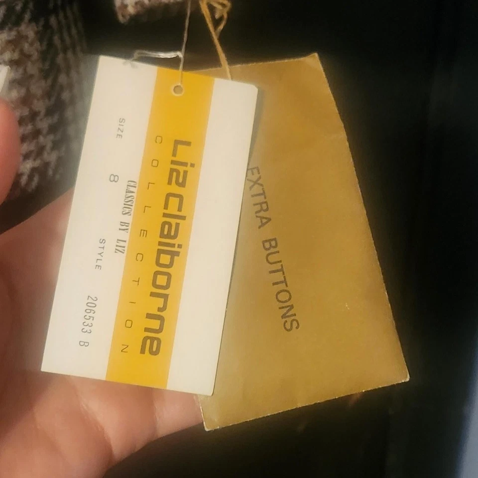 Liz Claiborne винтажный блейзер новый с ярлыками  - Изображение 3 из 4