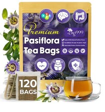 120 TeaBags Pasiflora Pasion Flower Tea Bags 100 Natural Pure