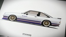 Opel Manta B i200 tuning Poster Opel Manta B i200 tuning Kunstdruck DIN A2 neu