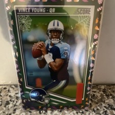 Panini 2025 Score Vince Young Tennessee Titans Football Card #136 Parallel 67/99