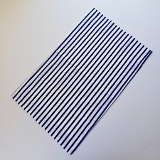 Ralph Lauren 100 Cotton Pillow Sham Cover Blue White Stripe Nautical Navy Skirt
