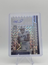 2021 Panini Mosaic Michael Strachan #RA-82 SILVER MOSAIC PRIZM AUTO RC Colts