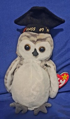 Ty Beanie Baby Wiser the Owl Class of 99 Retired 1999 Plush