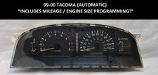 98-00 Toyota Tacoma Auto Speedometer Instrument Cluster Gauge Miles Programmed