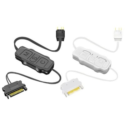5V 3Pin to ARGB Adapters Controllers Computer Fan LED Lighting Cooling