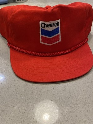 Red Vintage Chevron Snapback Hat (OSFA)