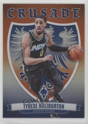 2023-24 Panini Phoenix Crusade Orange 49/49 Tyrese Haliburton #19 11es