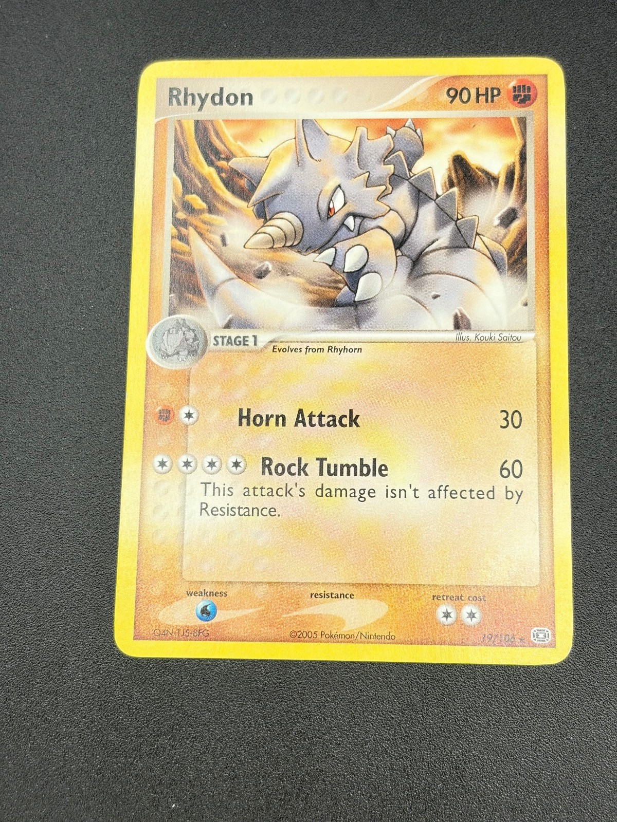 Rhydon NM/M 19/106 Rare Emerald Pokemon