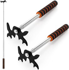2 Pack Retractable Billiard Cue Stick Pool Bridge Stick W/ Removable Bridge Head