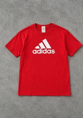 T shirt coton rouge homme Adidas taille L - Photo 1/4