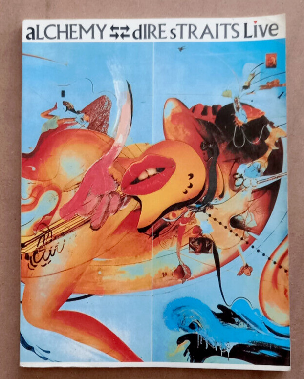 SPARTITO MUSICALE Dire Straits Live Alchemy 1984 Piano Vocal Guitar Chitarra.