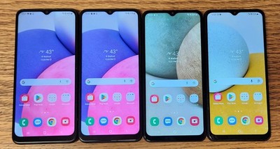 (Lot of 4) Samsung Galaxy A03s/A12/A13 Cell Phones - US Cellular