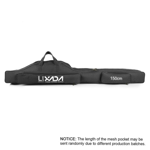 Lixada 150cm Fishing Bag Folding Fishing Rod Reel Bag Gear Tackle Case P1D9 - Picture 4 of 10