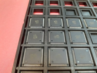 Lot x 4      ATMEGA128L-8AU  MCU 8-bit AVR RISC 128KB Flash 3.3V/5V 64-Pin TQFP 