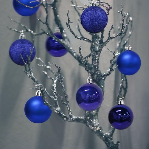Christmas Hang Balls Xmas Tree Ornaments Hanging Ball Shatterproof 24 Pack New - Bild 14 von 343