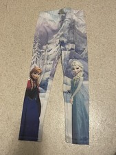 Elsa and Anna leggings girls size 6 Disney Frozen