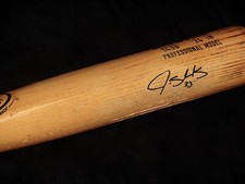 JAMES SHIELDS AUTOGRAPHED BAT (TAMPA BAY RAYS) - Spring Training Used Bat!