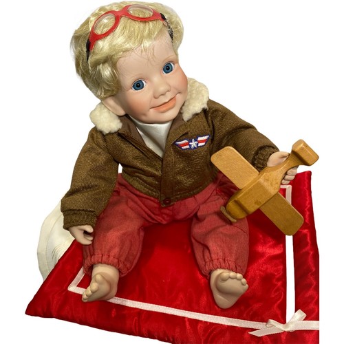 Vintage Danbury Mint TOMMY Biskuitporzellan Puppe Elke Hutchens 1991 nicht mehr produziert - Bild 1 von 10