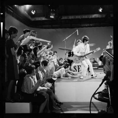 Guitarist Steve Marriott Of English Rock Group The Small Faces 1966 OLD TV PHOTO