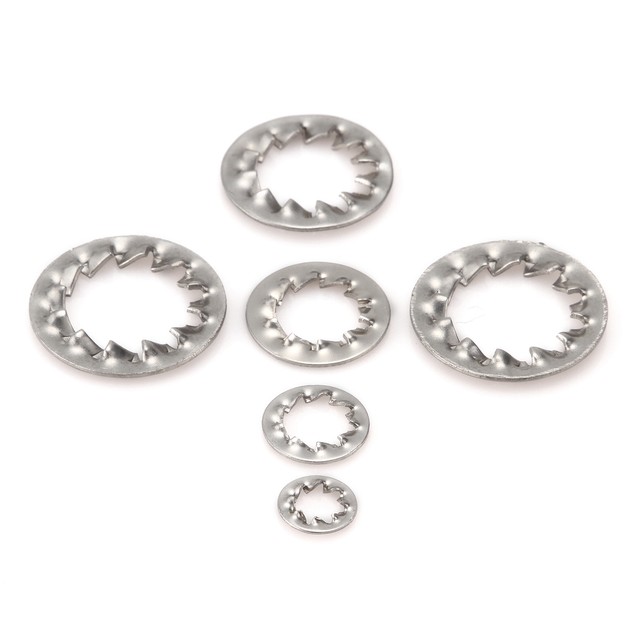 Generic A2 Stainless Steel Internal Tooth Lock Washers M3,M4,M5,M6,M8