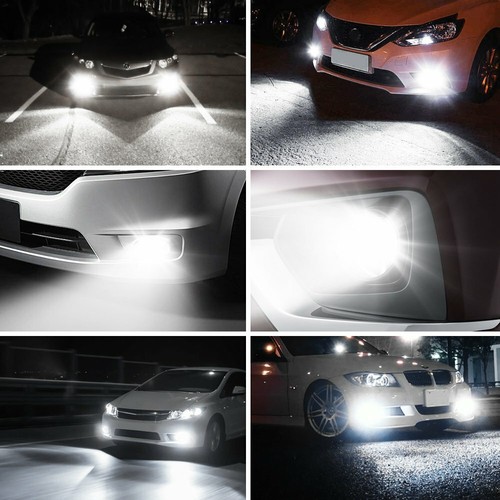 AUXITO LED Fog Driving Light H11 H16 H8 6000K Super Bright White Bulbs Fanless - Picture 7 of 12