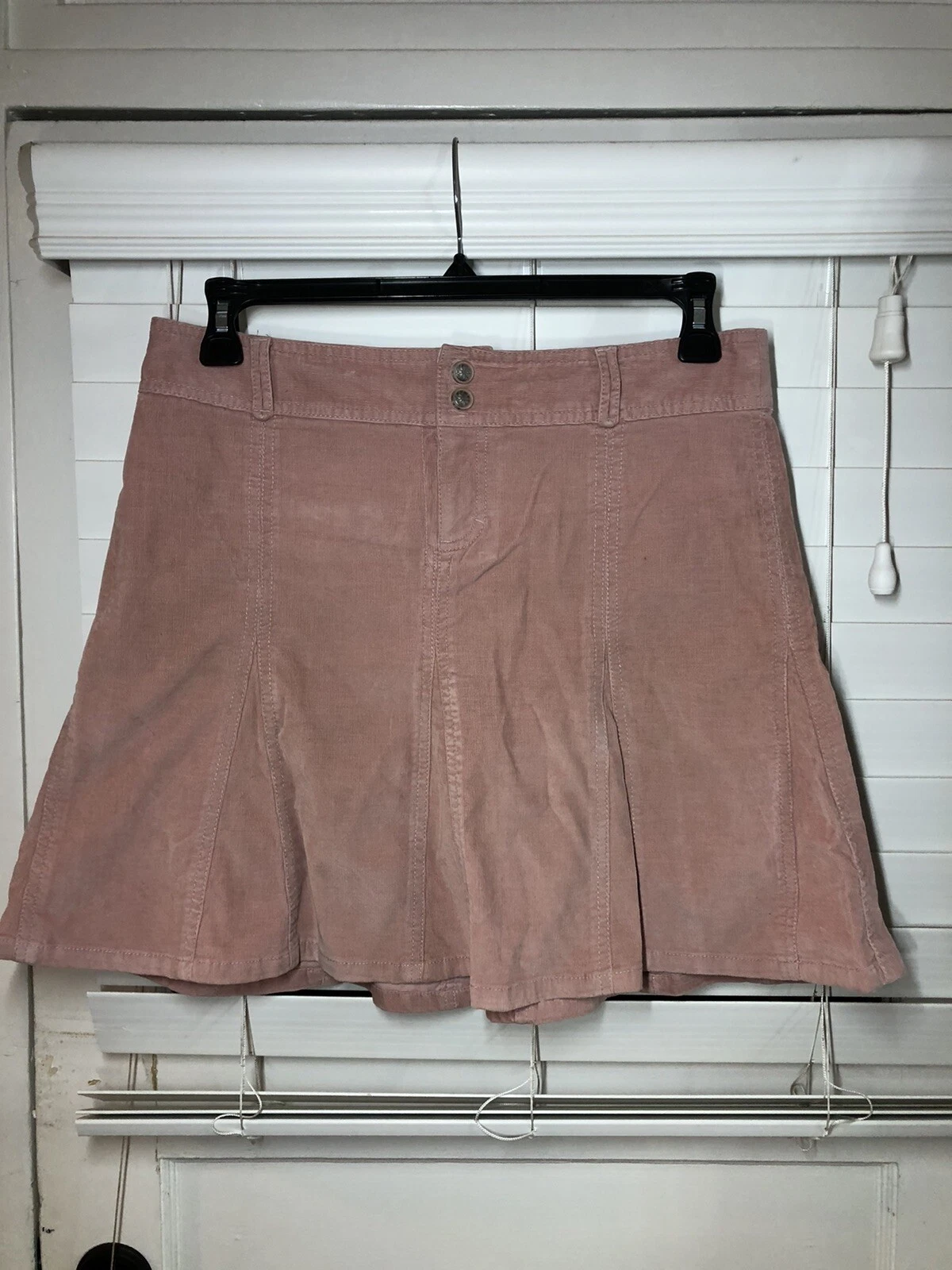 Athleta Corduroy Mauve Pink Flare Casual Skirt Athleta Skirt Women’s Size M