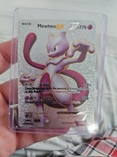 Mewtwo EX 98/99 Next Destinies Silver Foil Fan Art Textured Collector Pokemon 