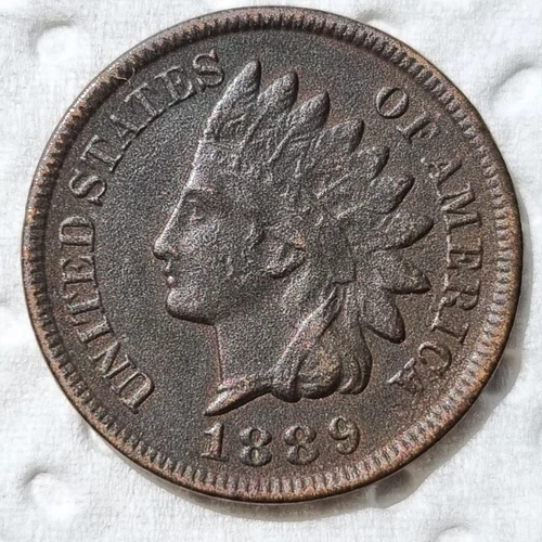 1889 Indian Head Cent 1c Better Grade XF Details #91856