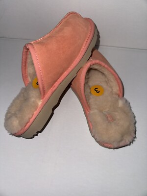 New Authentic UGG Little Kids Keegan Slide Slipper Peach Size 3 | eBay display picture 1