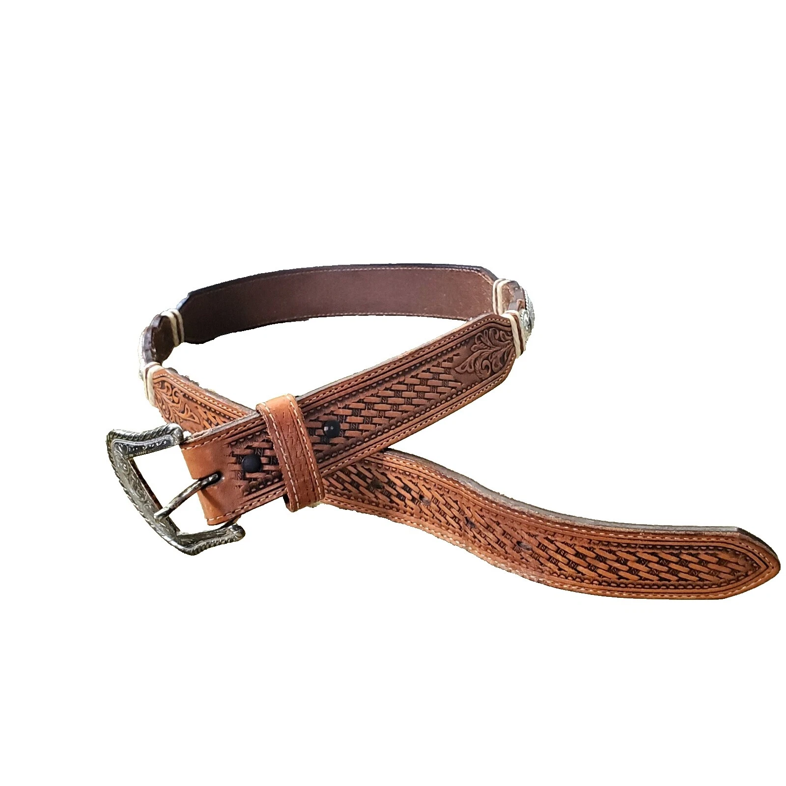 Tony Lama Masculina de Couro, Cintos Vintage