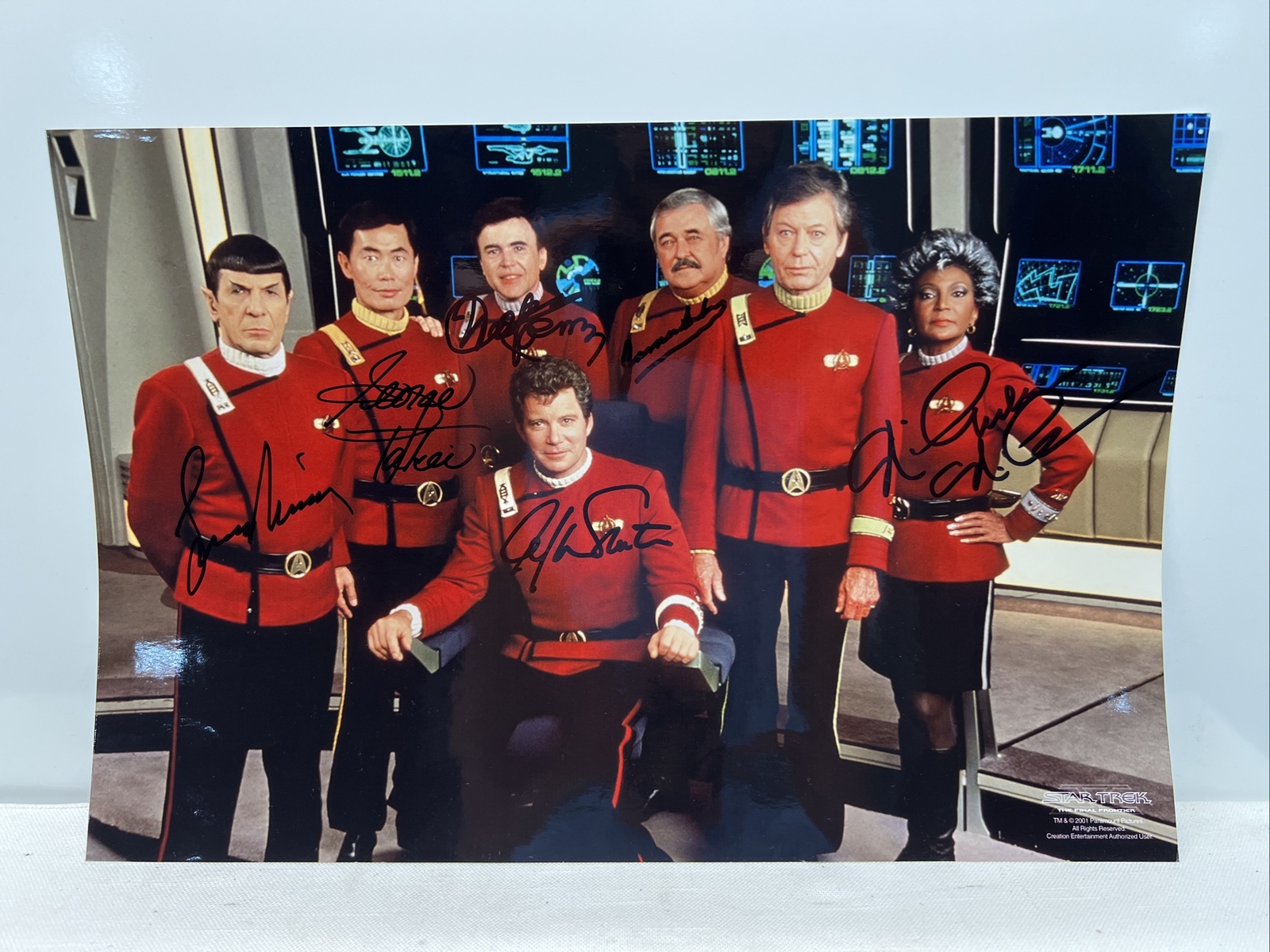 Star Trek Heros of the Final Frontier Autographed Cast Photo Paramount ...
